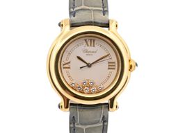 Chopard Happy Sport 27/6137-23 (Unknown (random serial)) - White dial 32 mm Yellow Gold case