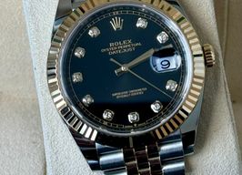 Rolex Datejust 41 126333 (2020) - Zwart wijzerplaat 41mm Goud/Staal