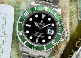 Rolex Submariner Date 16610LV (2009) - Zwart wijzerplaat 40mm Staal