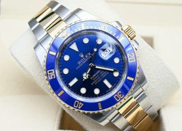 Rolex Submariner Date 116613LB (2017) - Blauw wijzerplaat 40mm Goud/Staal