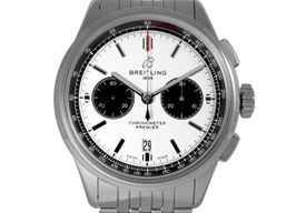 Breitling for Bentley AB0118 (2023) - White dial 42 mm Steel case