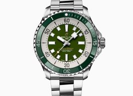 Breitling Superocean 44 A17376A31L1A1 (2024) - Green dial 44 mm Steel case