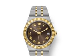 Tudor Royal 28403 (2025) - Bruin wijzerplaat 34mm Staal