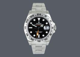 Rolex Explorer II 216570 (Onbekend (willekeurig serienummer)) - Zwart wijzerplaat 42mm Staal