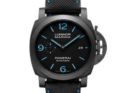 Panerai Radiomir PAM02661 (2023) - Zwart wijzerplaat 47mm Carbon