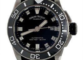 Armand Nicolet JS9 A480AGN-NR-GG4710N (2024) - Black dial 44 mm Steel case