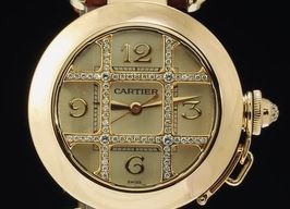 Cartier Pasha 2399 (2010) - White dial 32 mm Yellow Gold case