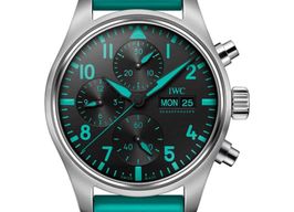 IWC Pilot Chronograph IW388108 (2023) - Black dial 41 mm Titanium case
