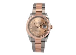 Rolex Datejust 36 126231 (2022) - Roze wijzerplaat 36mm Staal