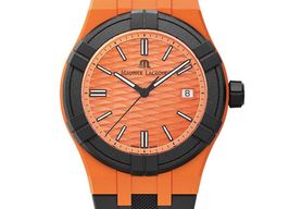 Maurice Lacroix Aikon AI2008-50050-300-0 (2023) - Orange dial 40 mm Plastic case