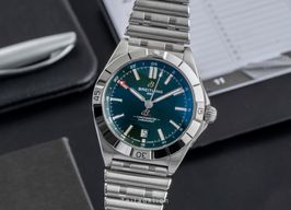 Breitling Chronomat GMT A32398 (Onbekend (willekeurig serienummer)) - Zwart wijzerplaat 40mm Staal