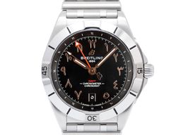 Breitling Chronomat GMT A323982B1B1A1 (Unknown (random serial)) - Black dial 40 mm Steel case