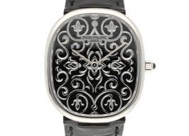 Patek Philippe Golden Ellipse 5738/51G-001 (2021) - Black dial 35 mm White Gold case