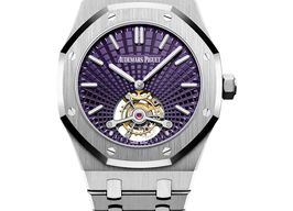 Audemars Piguet Royal Oak Tourbillon 26522ST.OO.1220ST.01 (2025) - Purple dial 41 mm Steel case