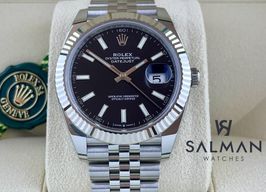 Rolex Datejust 41 126334 (2024) - Zwart wijzerplaat 41mm Staal