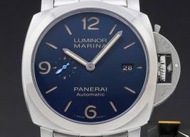 Panerai Luminor Marina Automatic PAM01058 (2019) - Blauw wijzerplaat 44mm Staal