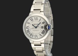 Cartier Ballon Bleu 33mm WSBB0044 (2021) - Zilver wijzerplaat 33mm Staal