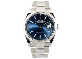 Rolex Datejust 36 126234 (2024) - Blauw wijzerplaat 36mm Staal