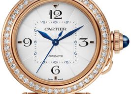 Cartier Pasha WJPA0013 (2026) - Zilver wijzerplaat 35mm Roségoud