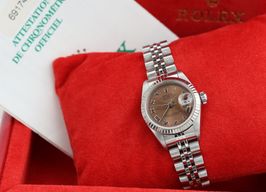 Rolex Lady-Datejust 69174 (Unknown (random serial)) - Pink dial 26 mm Steel case