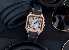 Cartier Santos WGSA0028 (2021) - Silver dial 35 mm Rose Gold case