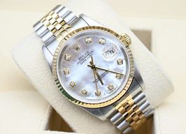 Rolex Datejust 36 16233 (2001) - Pearl dial 36 mm Gold/Steel case