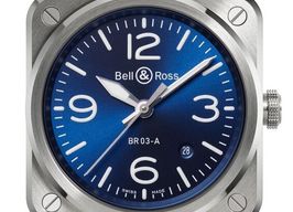 Bell & Ross BR 03 BR03A-BLU-ST/SCA (2025) - Blue dial 42 mm Steel case