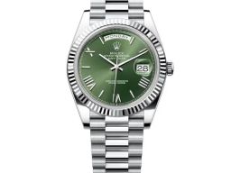 Rolex Day-Date 40 228236 (2025) - Blue dial 40 mm Platinum case