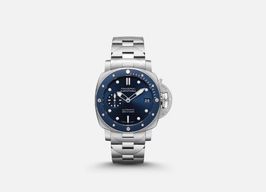 Panerai Luminor Submersible PAM02068 (2024) - Blauw wijzerplaat 42mm Staal