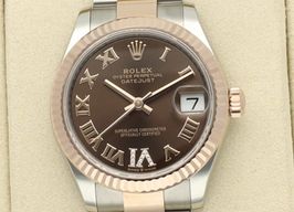 Rolex Datejust 31 278271 (2025) - Brown dial 31 mm Gold/Steel case