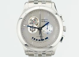 Zenith El Primero 03.0520.4021/01.M520 (Onbekend (willekeurig serienummer)) - Grijs wijzerplaat 44mm Staal