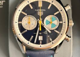 TAG Heuer Carrera CBN201N.FC6620 (2025) - Blauw wijzerplaat 42mm Staal