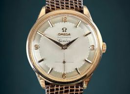 Omega Genève 2981-2 (1961) - Wit wijzerplaat 35mm Roségoud