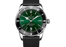 Breitling Superocean Heritage II 46 AB2020121L1S1 (2023) - Groen wijzerplaat 46mm Staal