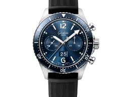 Glashütte Original SeaQ Chronograph 1-37-23-02-81-33 (2023) - Blauw wijzerplaat 43mm Staal