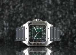 Cartier Santos WSSA0062  - Santos XL - Green Dial - Fullset - 06/2023 (2023) - Green dial 40 mm Steel case