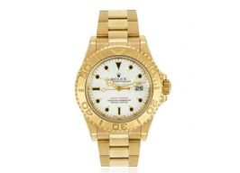 Rolex Yacht-Master 40 16628 (2000) - Wit wijzerplaat 40mm Geelgoud