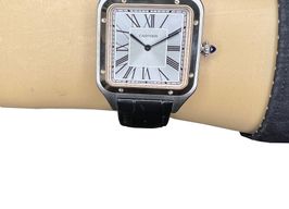 Cartier Santos Dumont W2SA0017 (2024) - Silver dial 34 mm Gold/Steel case