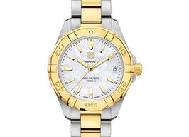 TAG Heuer Aquaracer Lady WBD1320.BB0320 (2025) - White dial 32 mm Gold/Steel case