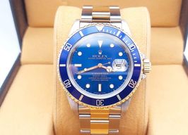 Rolex Submariner Date 16613 (1994) - Blue dial 40 mm Gold/Steel case