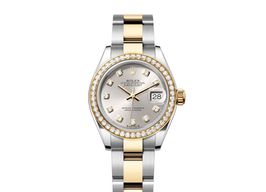 Rolex Lady-Datejust 279383RBR-0008 (2024) - Silver dial 28 mm Gold/Steel case