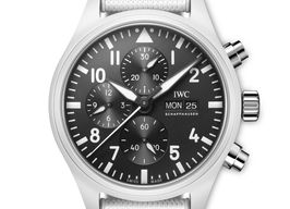 IWC Pilot Chronograph Top Gun IW389105 (2024) - Black dial 45 mm Ceramic case