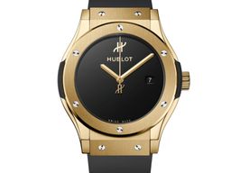 Hublot Classic Fusion 542.VX.1230.RX.MDM (2024) - Black dial 42 mm Yellow Gold case