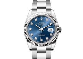 Rolex Datejust 36 126234 (2024) - Blauw wijzerplaat 36mm Staal