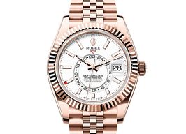 Rolex Sky-Dweller 336935 (2025) - Wit wijzerplaat 42mm Roségoud