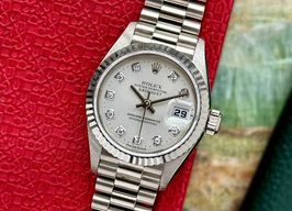 Rolex Lady-Datejust 79179 (1999) - Silver dial 26 mm White Gold case