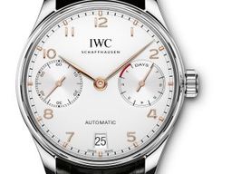 IWC Portuguese Automatic IW500704 (2023) - Silver dial 42 mm Steel case