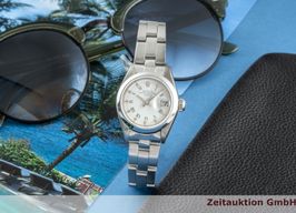 Rolex Oyster Perpetual Lady Date 69160 (1984) - Silver dial 26 mm Steel case