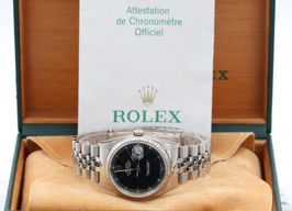 Rolex Datejust 36 16234 (Onbekend (willekeurig serienummer)) - Zwart wijzerplaat 36mm Staal