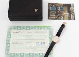 Rolex Cellini 5112 (1991) - White dial 32 mm Yellow Gold case